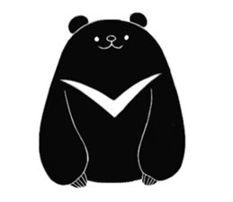 Chubby Formosan Black Bear sticker #10289774