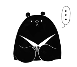 Chubby Formosan Black Bear sticker #10289775