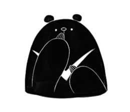 Chubby Formosan Black Bear sticker #10289776