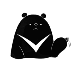 Chubby Formosan Black Bear sticker #10289778