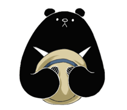 Chubby Formosan Black Bear sticker #10289780