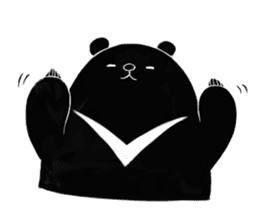 Chubby Formosan Black Bear sticker #10289781