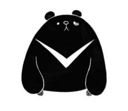 Chubby Formosan Black Bear sticker #10289782