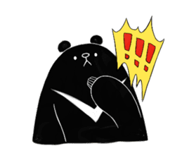 Chubby Formosan Black Bear sticker #10289783