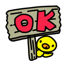 Chick ! Mom friend & cherry blossoms sticker #10289998