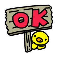 Chick ! Mom friend & cherry blossoms sticker #10289998