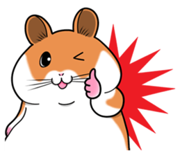 Very fat hamster 2 sticker #10290072
