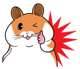 Very fat hamster 2 sticker #10290072