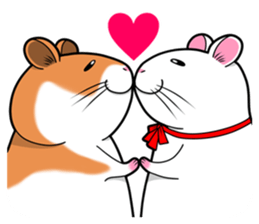 Very fat hamster 2 sticker #10290073