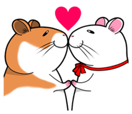 Very fat hamster 2 sticker #10290073