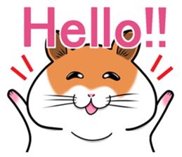 Very fat hamster 2 sticker #10290074