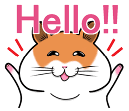 Very fat hamster 2 sticker #10290074