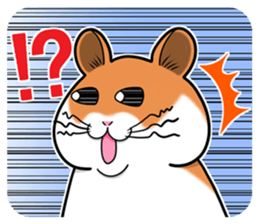 Very fat hamster 2 sticker #10290075