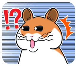 Very fat hamster 2 sticker #10290075