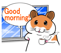 Very fat hamster 2 sticker #10290076