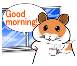 Very fat hamster 2 sticker #10290076