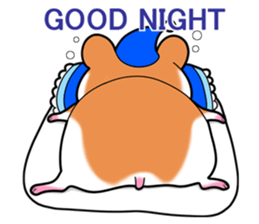 Very fat hamster 2 sticker #10290077