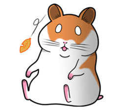 Very fat hamster 2 sticker #10290080
