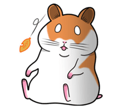 Very fat hamster 2 sticker #10290080