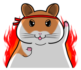 Very fat hamster 2 sticker #10290081