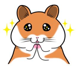 Very fat hamster 2 sticker #10290084
