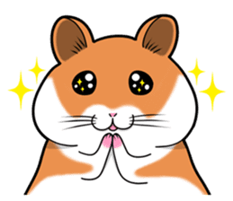 Very fat hamster 2 sticker #10290084