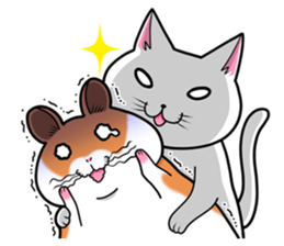 Very fat hamster 2 sticker #10290086