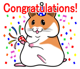 Very fat hamster 2 sticker #10290092