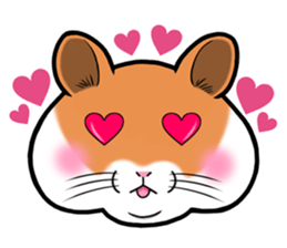 Very fat hamster 2 sticker #10290096