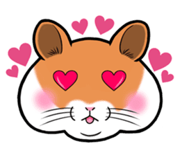 Very fat hamster 2 sticker #10290096