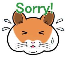 Very fat hamster 2 sticker #10290097