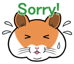 Very fat hamster 2 sticker #10290097