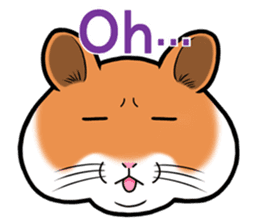 Very fat hamster 2 sticker #10290098