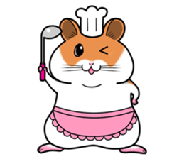 Very fat hamster 2 sticker #10290099