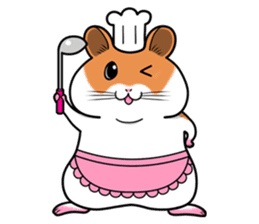 Very fat hamster 2 sticker #10290099