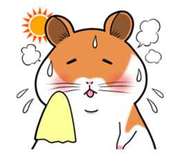 Very fat hamster 2 sticker #10290100