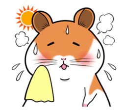 Very fat hamster 2 sticker #10290100