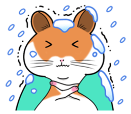 Very fat hamster 2 sticker #10290101