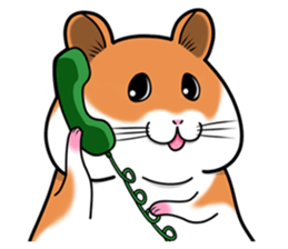 Very fat hamster 2 sticker #10290104