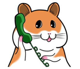 Very fat hamster 2 sticker #10290104