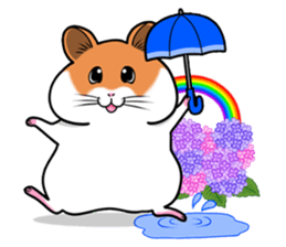 Very fat hamster 2 sticker #10290108