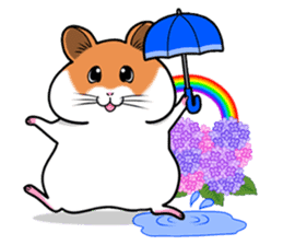 Very fat hamster 2 sticker #10290108