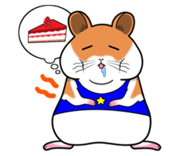 Very fat hamster 2 sticker #10290110