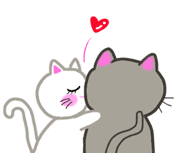 Love Love cats ! sticker #10290123