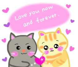 Love Love cats ! sticker #10290127
