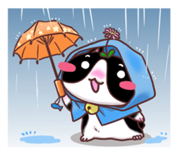 Flower cat Bunji sticker #10290233