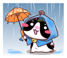 Flower cat Bunji sticker #10290233