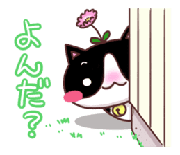 Flower cat Bunji sticker #10290237