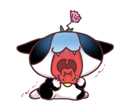 Flower cat Bunji sticker #10290240