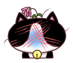 Flower cat Bunji sticker #10290242